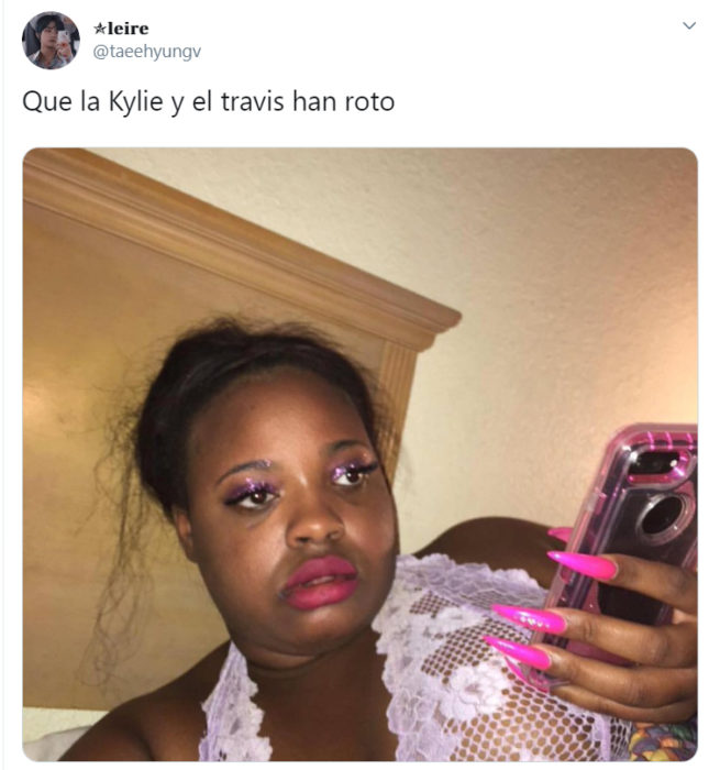 Memes de la separación de Travis y kylie Jenner 