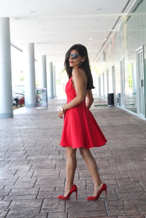 Vestido color rojo