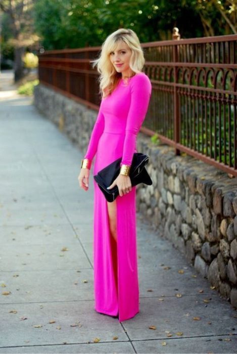 Vestido fluorescente para boda