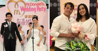 Ya puedes casarte en un McDonald’s por solo 400 dólares