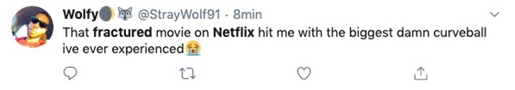 Comentarios en Twitter sobre la nueva película de Netflix Fractured 