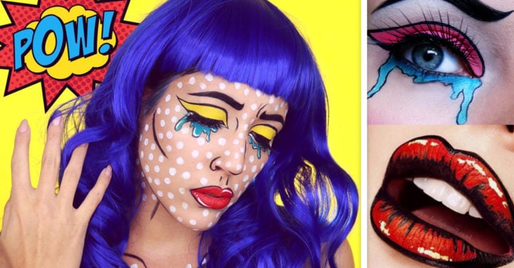 Formas de lograr maquillaje pop art perfecto en Halloween