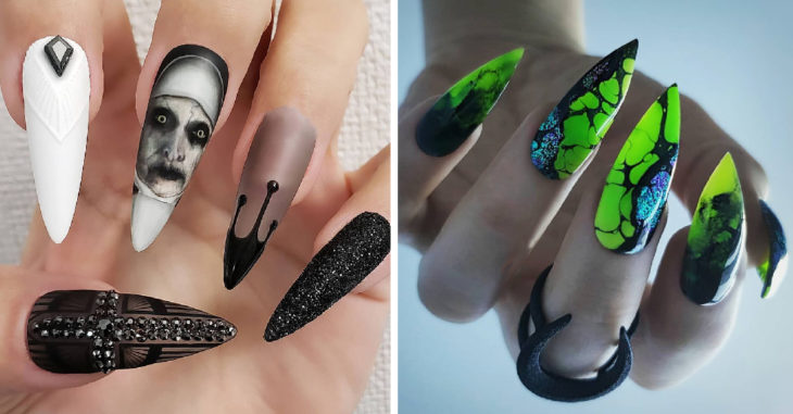 15 Diseños de uñas que causarán terror en Halloween