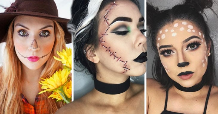 15 maquillajes sencillos para sorprender a todos en Halloween