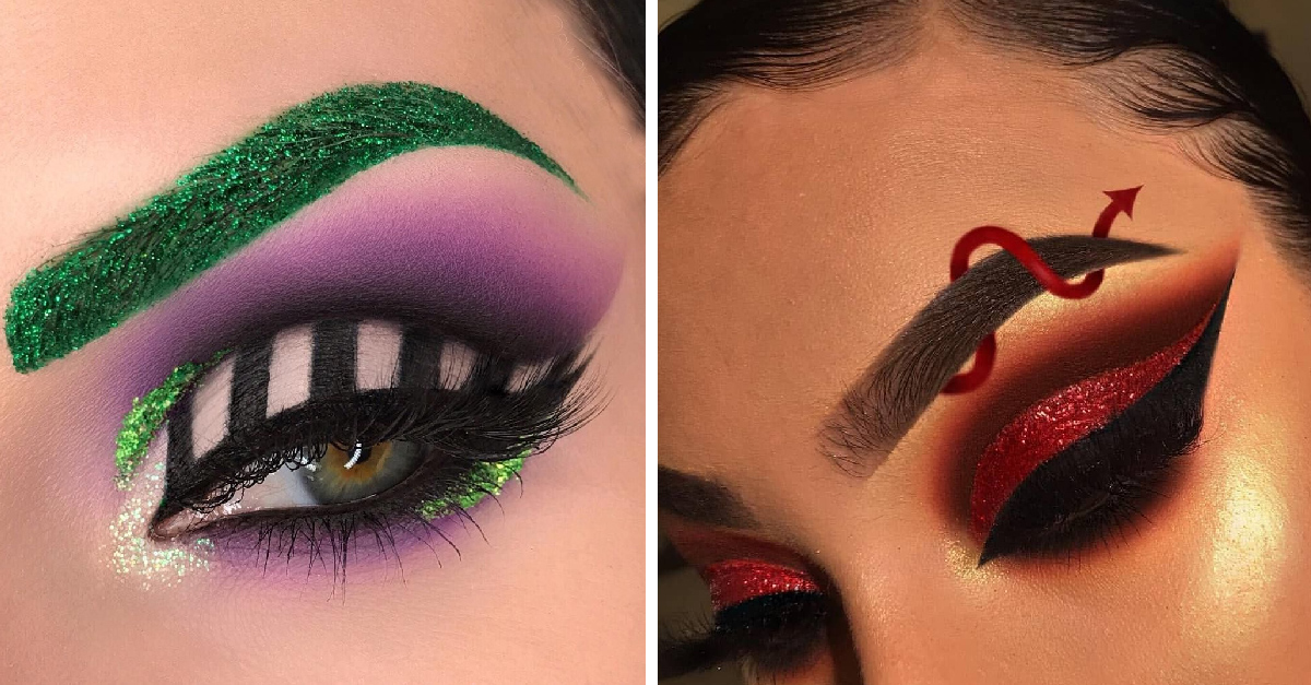 Maquillaje para quienes no quieren disfrazarse en Halloween halloween ojos negros Maquillaje para quienes no quieren disfrazarse en Halloween
