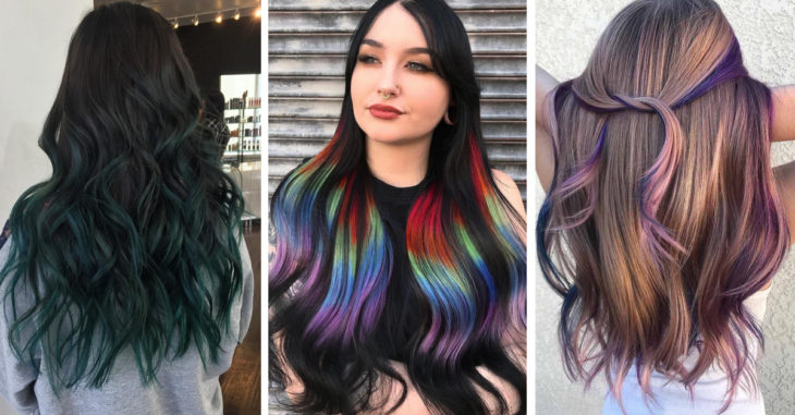 15 Ideas para añadir mechas de colores a tu look