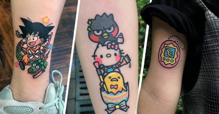 Color y ternura; artista china crea tatuajes para quienes buscan algo diferente