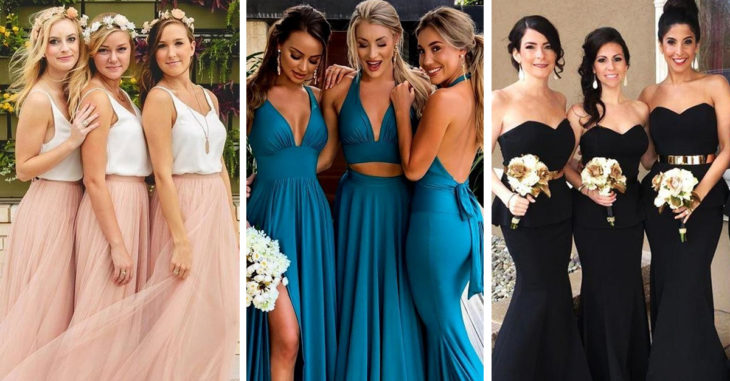 Vestidos de dama de honor sugerirle a la novia