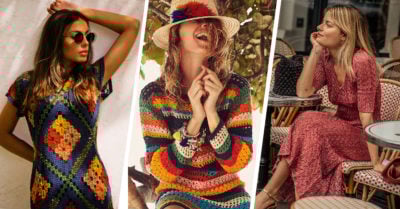 15 Vestidos tejidos que reviven y modernizan el arte del crochet