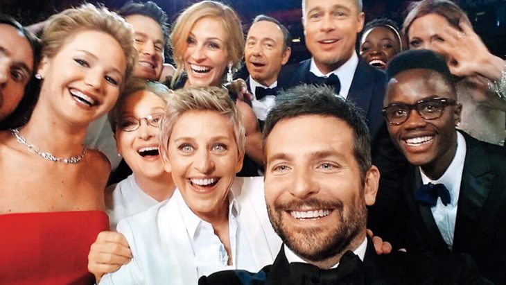 Selfie que tomó Ellen Degeneres en los oscar del 2014