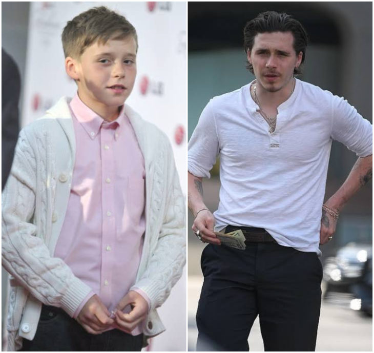 Brooklyn Beckham 10 años antes y después