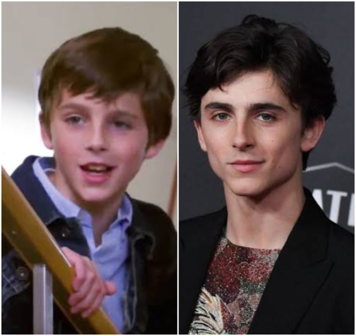 Timothée Chalamet 10 años antes y después