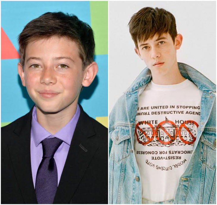 Griffin Gluck 10 años antes y después