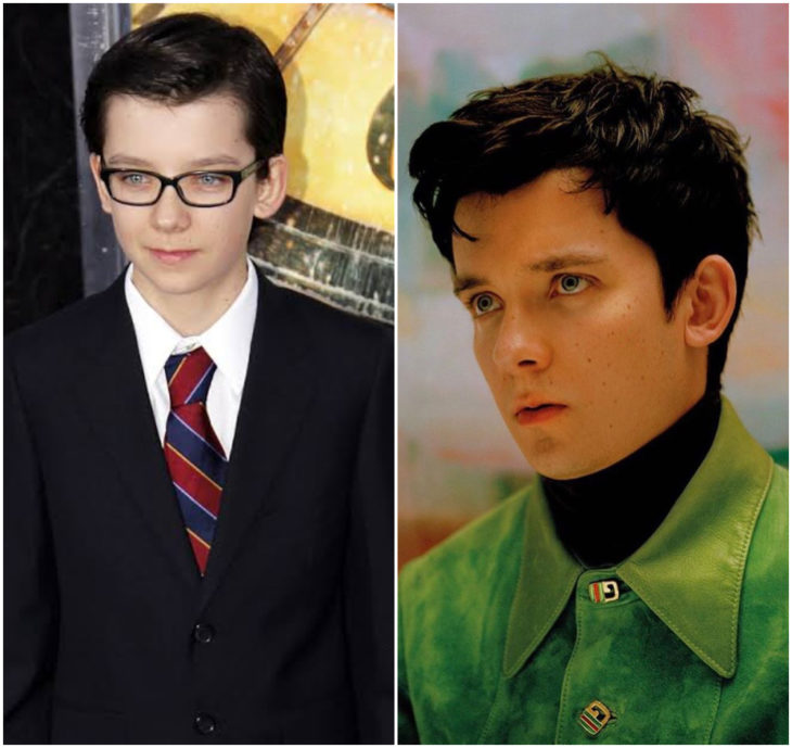 Asa Butterfield 10 años antes y después