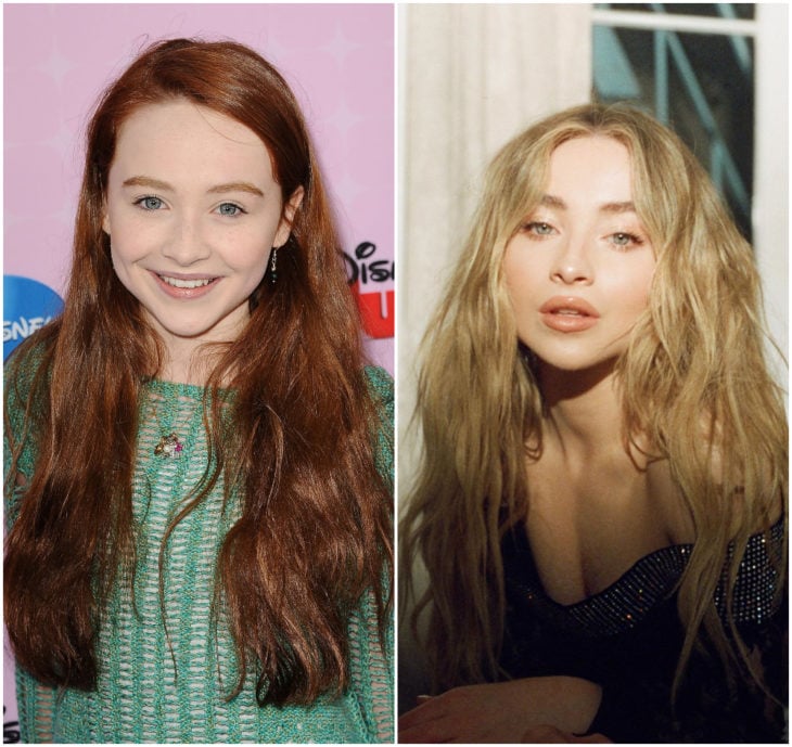 Sabrina Carpenter 10 años antes y después
