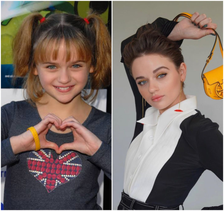 Joey King 10 años antes y después