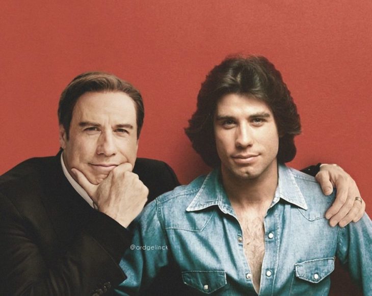 John Travolta de joven y adulto por Ard Gelinck