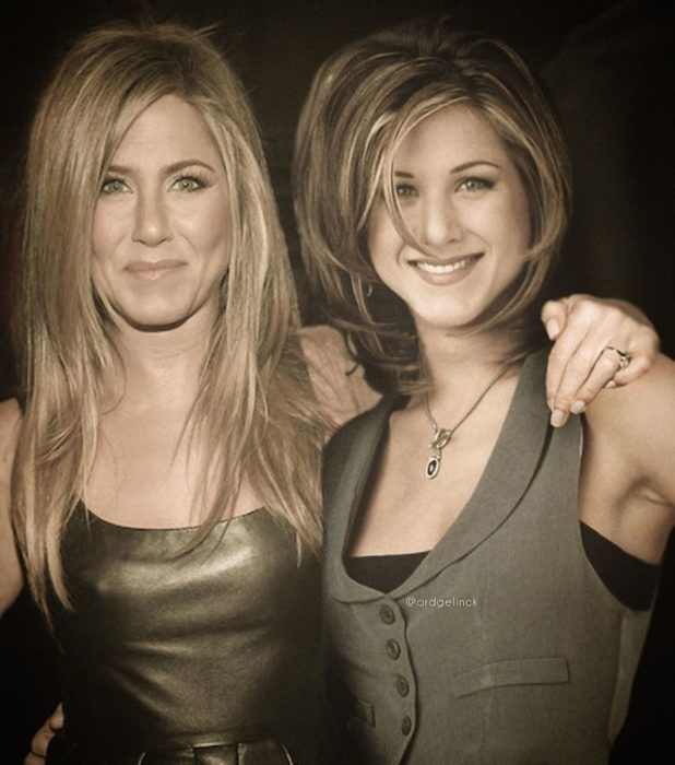 Jennifer Aniston de joven y adulto por Ard Gelinck