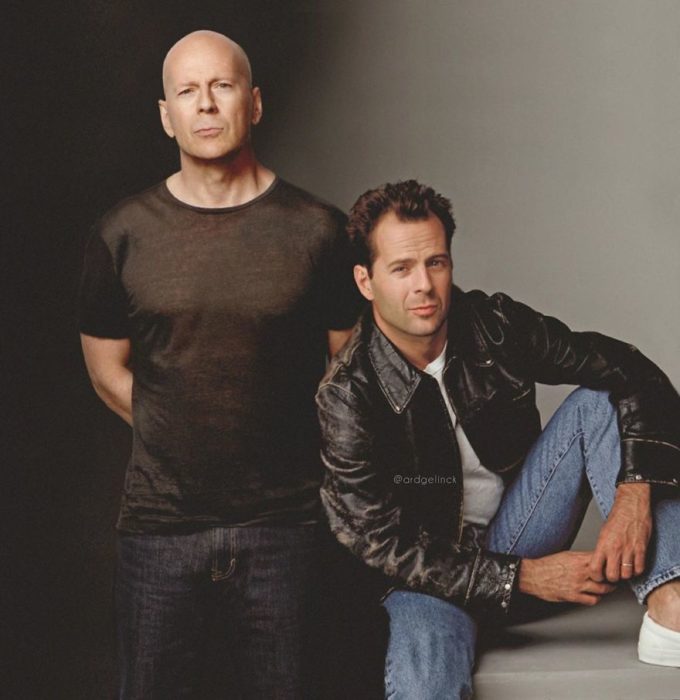 Bruce Willis de joven y adulto por Ard Gelinck