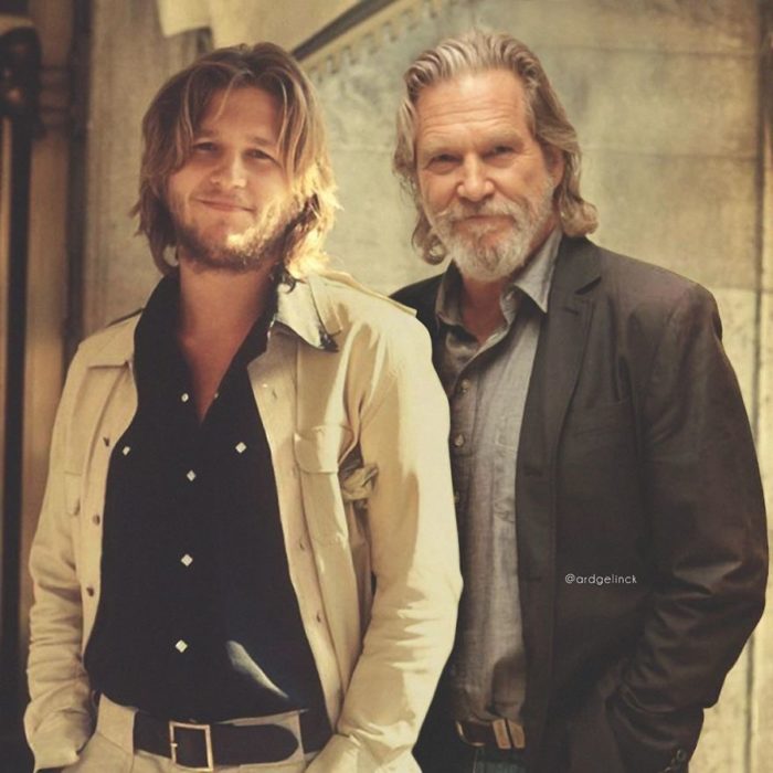 Jeff Bridges de joven y adulto por Ard Gelinck