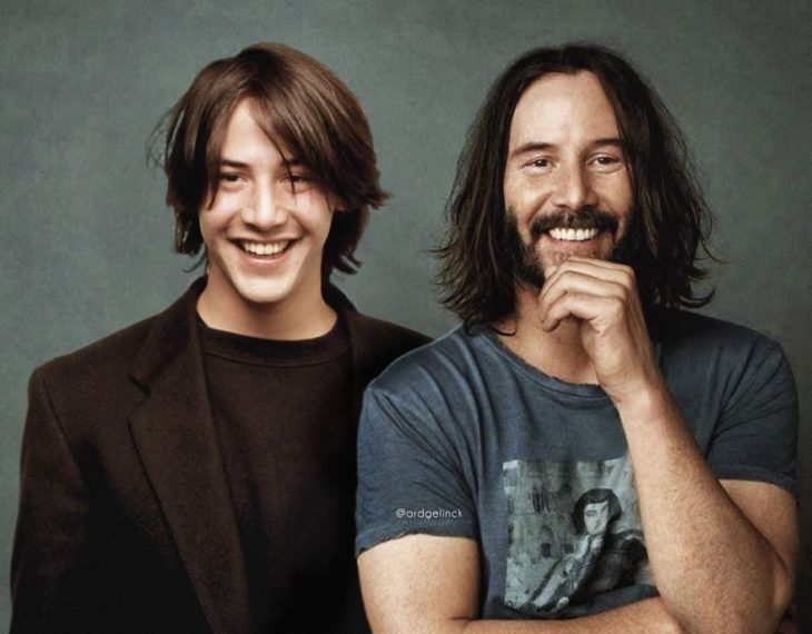 Keanu Reeves de joven y adulto por Ard Gelinck 