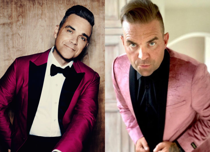 Famosos y sus doppelgängers; Robbie Williams