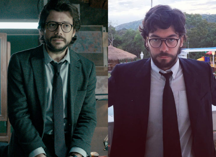 Famosos y sus doppelgängers; El Profesor de La casa de papel