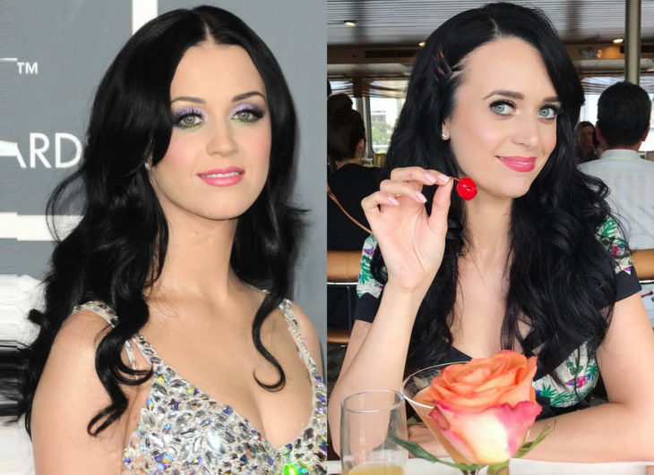 Famosos y sus doppelgängers; Katie Perry