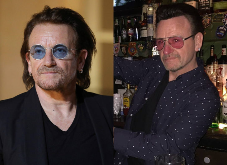 Famosos y sus doppelgängers; Bono de U2