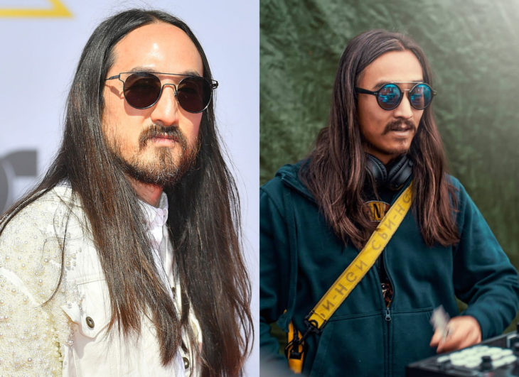 Famosos y sus doppelgängers; Steve Aoki