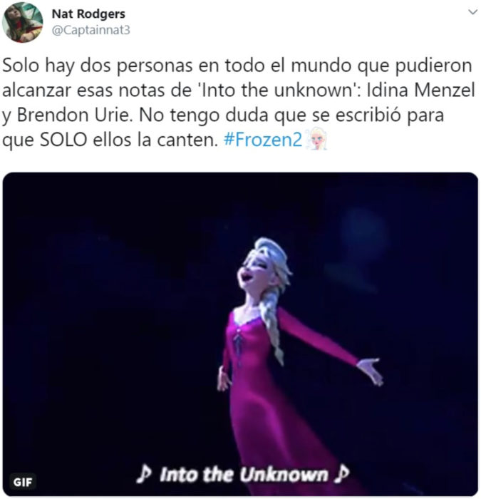 La canción de Into the Unknown de Frozen 2 es la nueva Let it go; Elsa