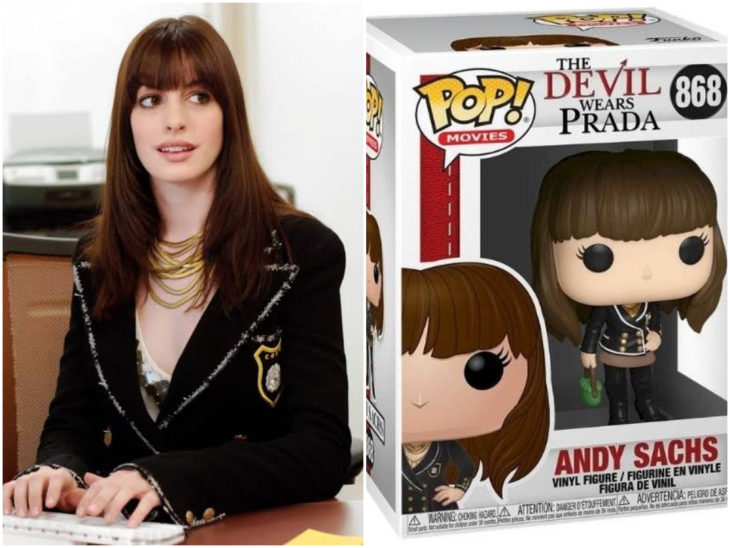 funko pop de andy sachs, el diablo viste a la moda