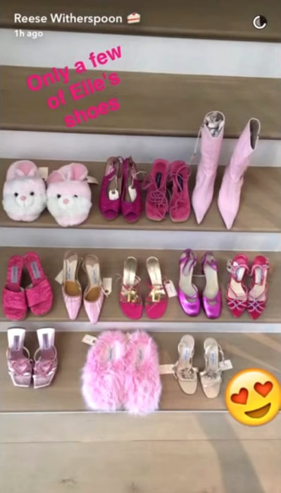 Reese Witherspoon se llevó todos los zapatos de Legalmente Rubia 2