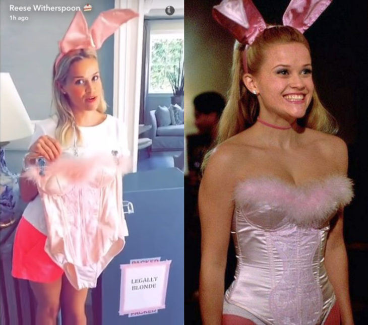 Reese Witherspoon se llevó todos los zapatos de Legalmente Rubia 2; disfraz de conejita de Halloween de Elle Woods