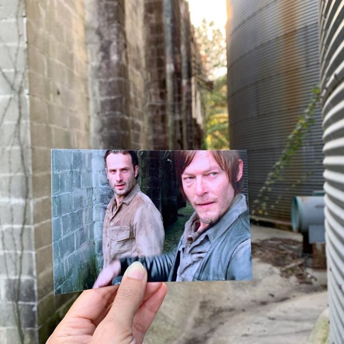 Andrea David viaja fotografiando locaciones de películas; The Walking dead, Rick Grimes, Daryl Dixon, Andrew Lincoln, Norman Reedus