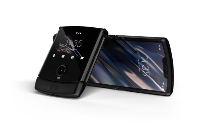 Nuevo modelo de Motorola plegable que se abre y se cierra 