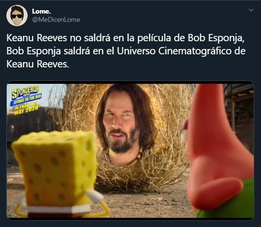 Tuit sobre la película Sponge Bob On The Run