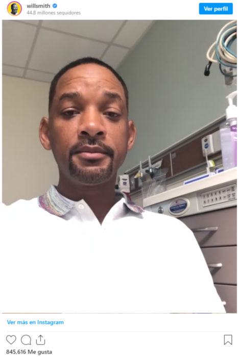 Will Smith fue hospitalizado