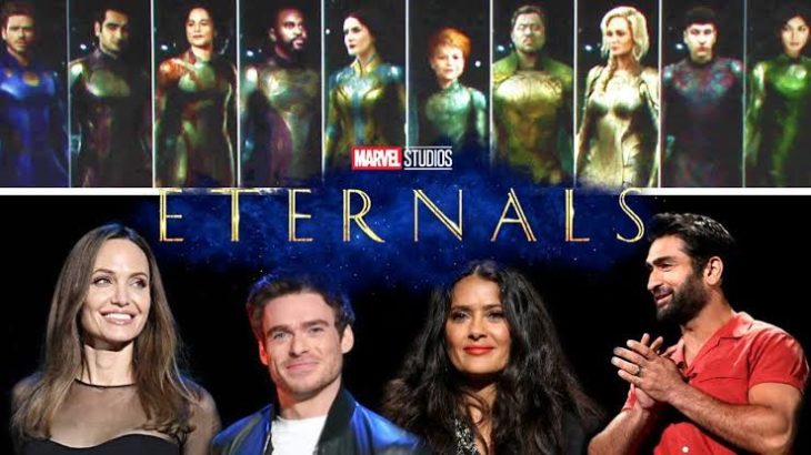 Elenco de la película The Eternals con Angelina Jolie, Slma Hayek