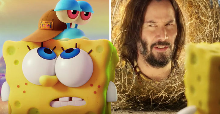 Bob Esponja regresa con una nueva película y Keanu Reeves aparece en ella