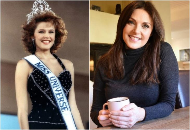 Mona Grudt Miss Universo antes y ahora