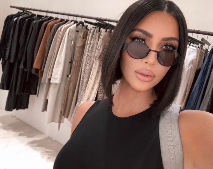 Kim Kardashian con corte bob