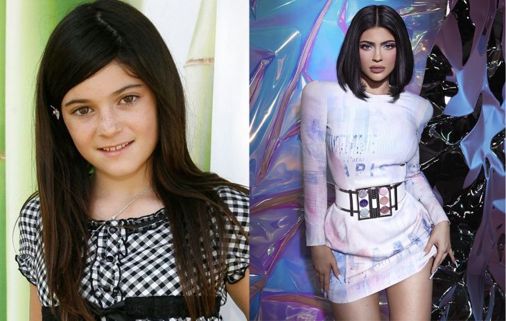 Comparación de Kylie Jenner en el primer episodio de la serie vs actualmente 