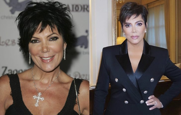 Comparación de Kris Jenner en el primer episodio de la serie vs actualmente 