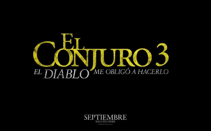  El conjuro 3: El diablo me obligó a hacerlo poster promocional 