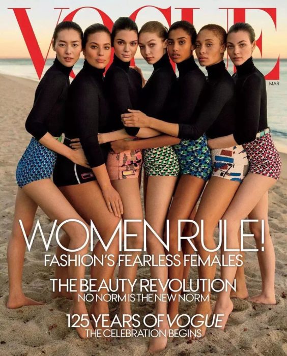 Portada de la revista Vogue con errores de photoshop