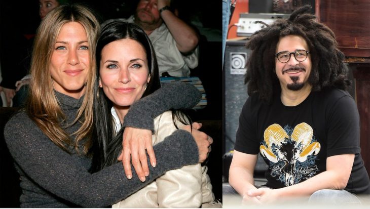 Jennifer Aniston, Courteney Cox y Adam Duritz 