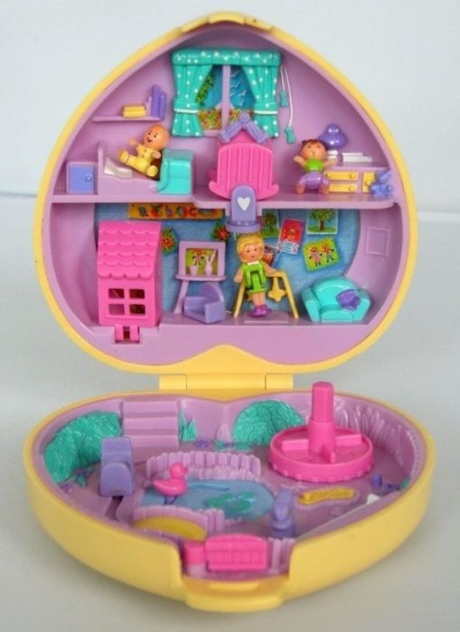 Caja de corazón de Polly Pocket