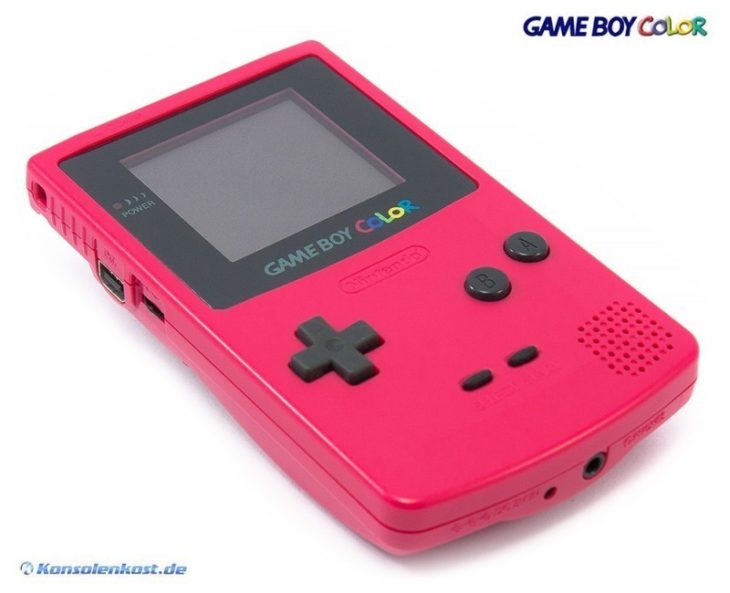 Game Boy de color rosa fuccia 