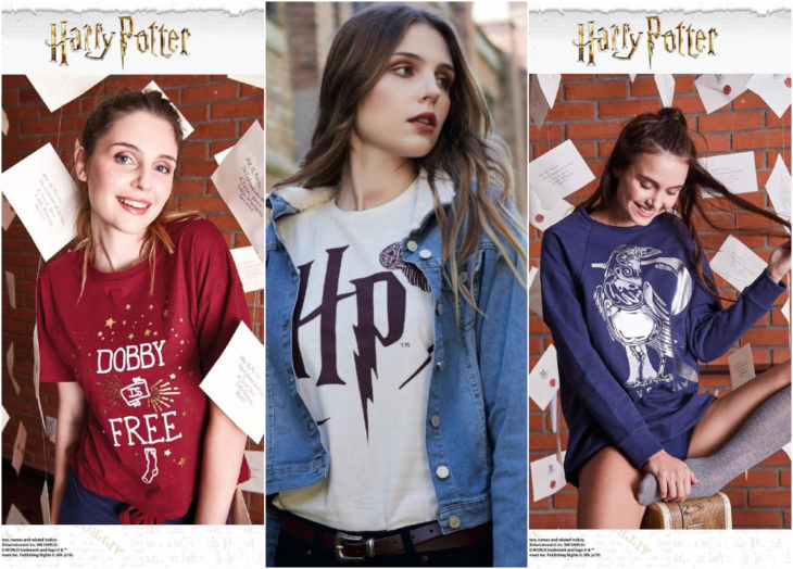 Blusas de la línea de ropa de Oporto inspirada en Harry Potter